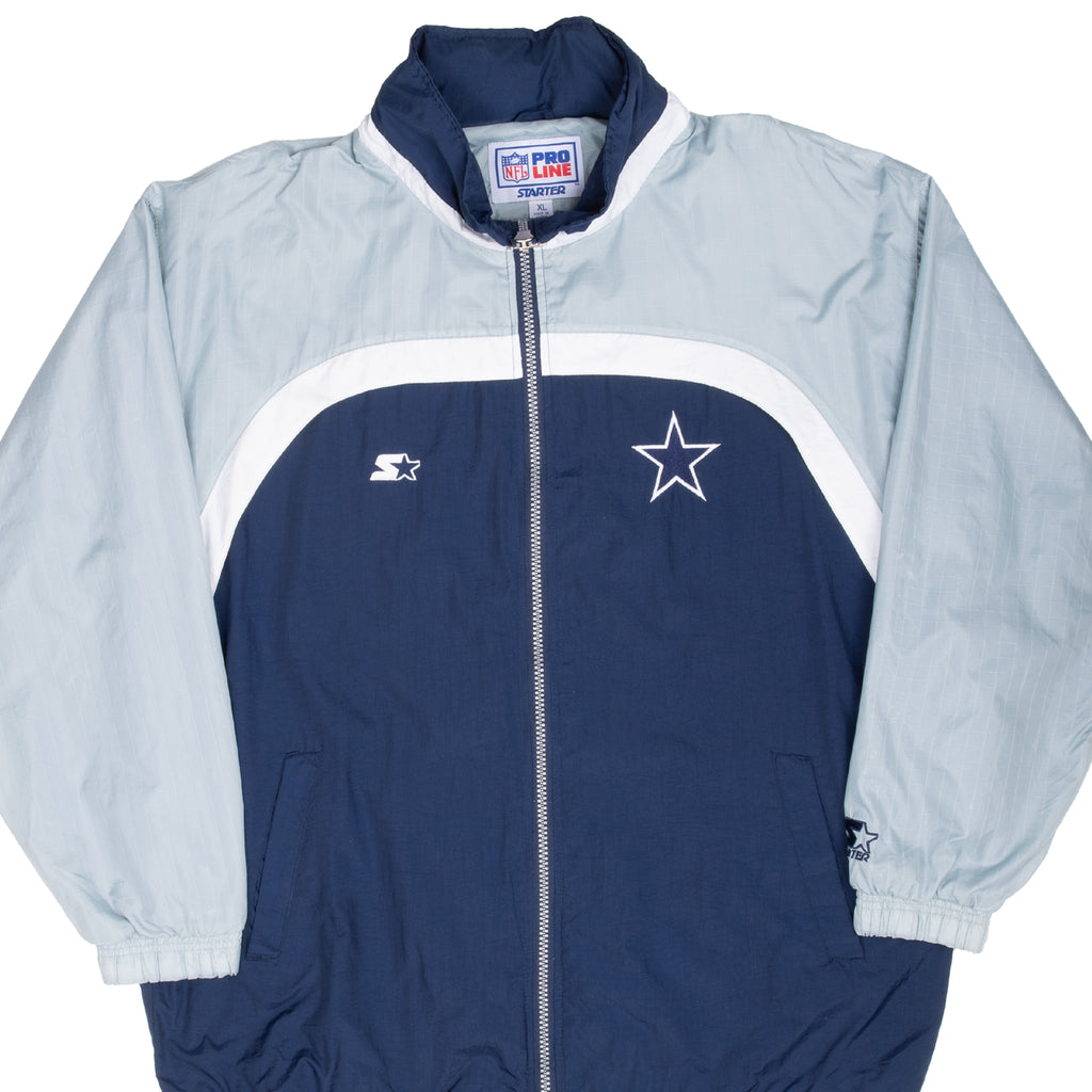Vintage Nfl Dallas Cowboys Starter Windbreaker Jacket 1990S Size XL