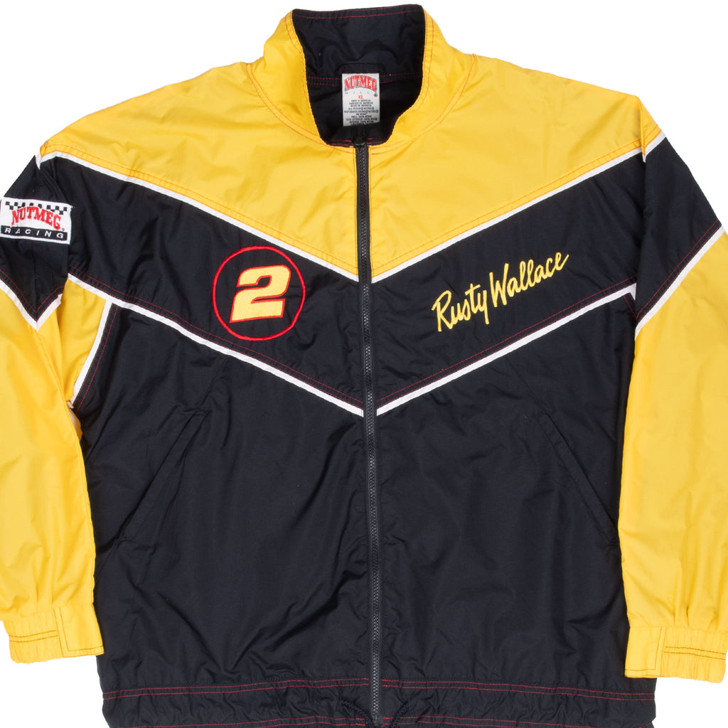 Vintage Nascar Dupont Refinish Racing Windbreaker Jacket 1990S Size XL Made In USA