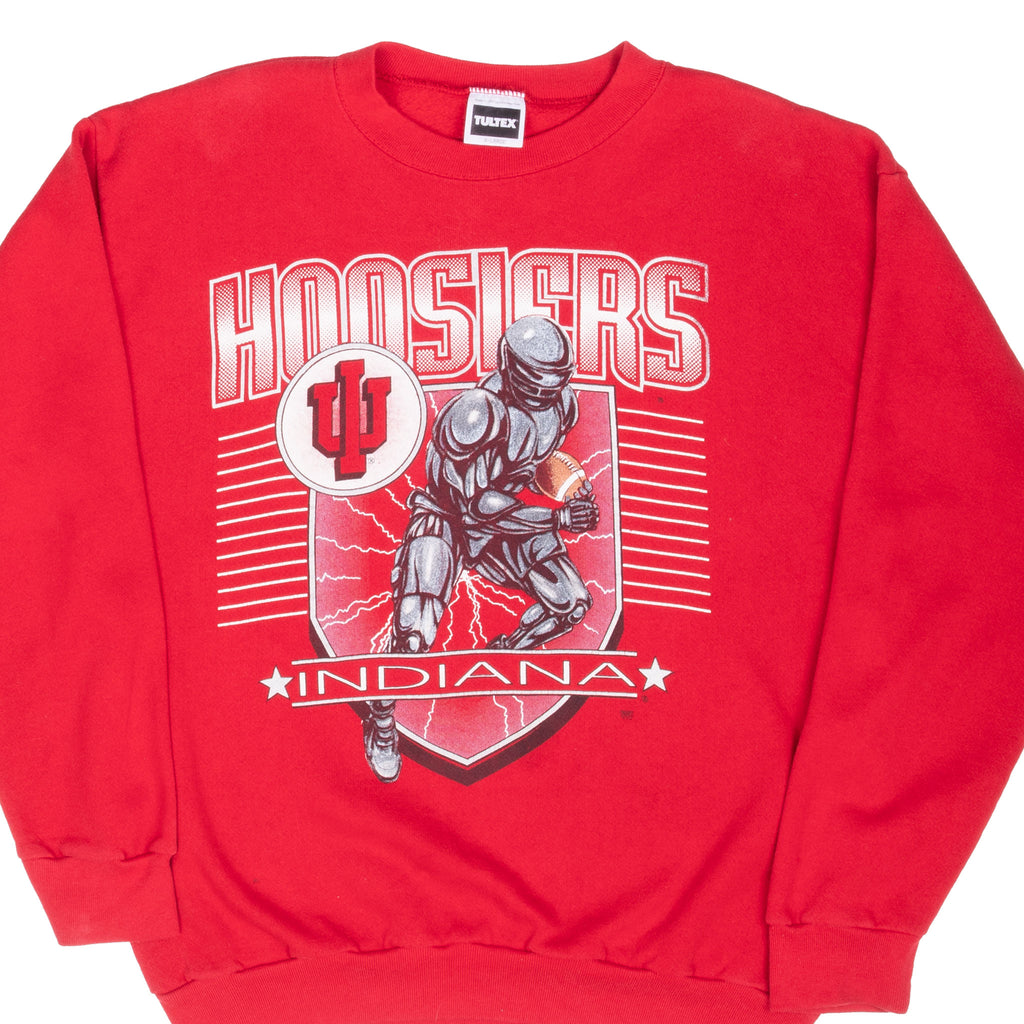 Vintage Ncaa Indiana Hoosiers Football Sweatshirt 1990S Size XL Made In Usa