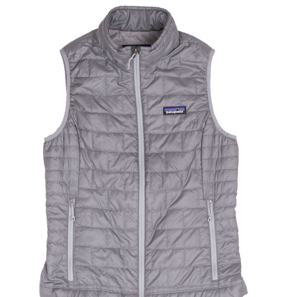 Vintage Patagonia Grey Women's Nano Puff Vest Puffer Jacket Size Small

STY84247
