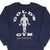 Vintage Gold's Gym San Francisco Sweatshirt 1990S Size Medium Made In Usa