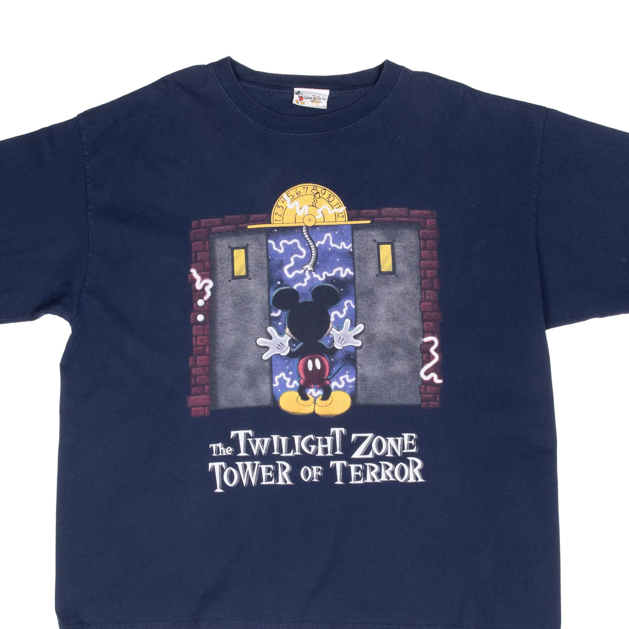 Vintage Disney The Twilight Zone Tower Of Terror 1990S Tee Shirt Size XL Made In USA