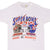 Vintage NFL San Francisco 49ers VS Denver Broncos Super Bowl XXIV 1990 Tee Shirt Size Medium Made In USA With Single Stitch Sleeves
