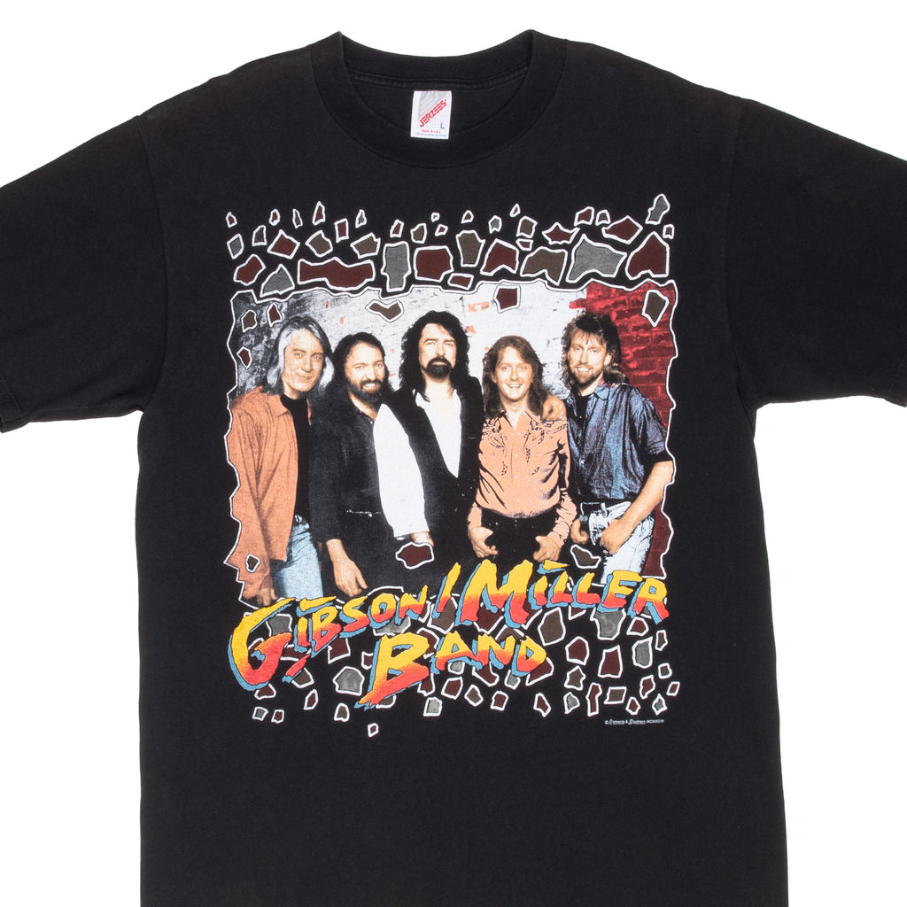 Vintage Gibson Miller Band Tour Tee Shirt 1994 Size Large Made In Usa