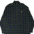 Front of Polo Ralph Lauren quarter-zip sweater in dark green, navy, red and yellow plaid