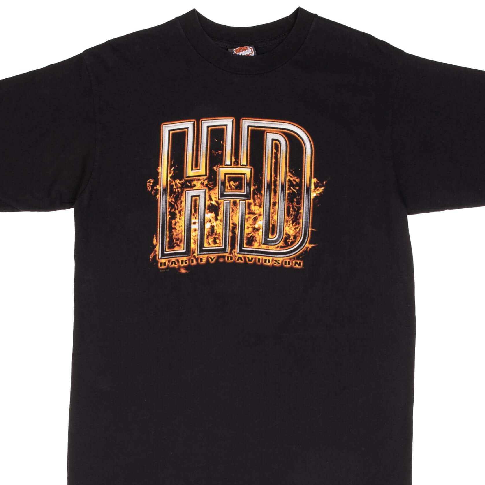 Vintage Harley Davidson New Mexico Tee Shirt 2007 Size Large Made In USA