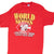 Vintage MLB Cincinnati Reds World Series Champions Tee Shirt 1990 Size Medium Made In USA With Single Stitch Sleeves