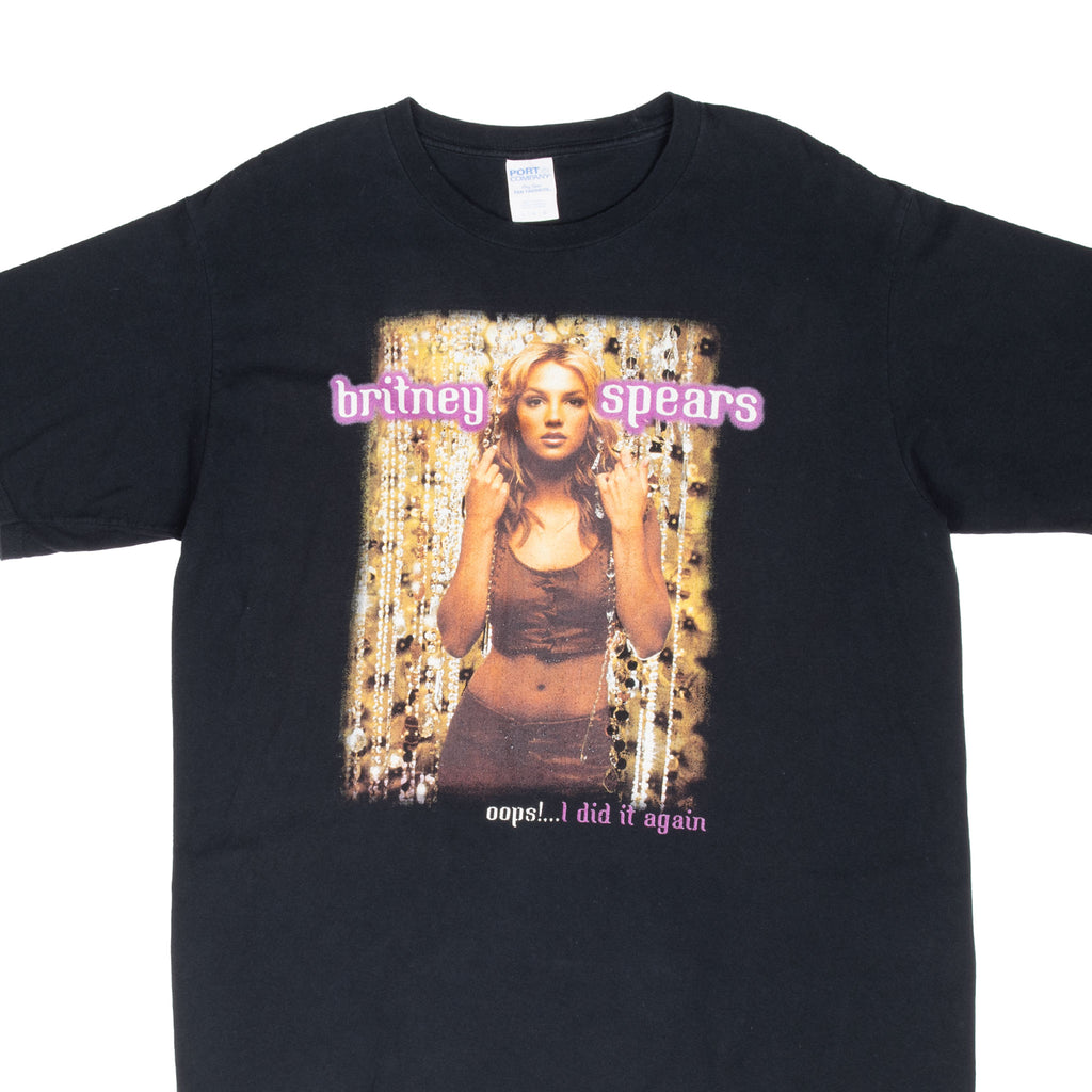 Vintage Britney Spears Oops I Did It Again Shirt 2000S Size Large