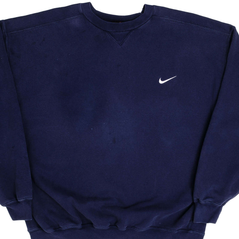 Vintage blue nike sweatshirt deals