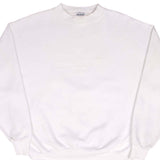 Vintage Guess Jeans Embroidered White Sweatshirt 1990S Size Small Made In USA