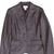 VINTAGE PENDLETON BROWN LEATHER BLAZER JACKET 1990S SIZE SMALL