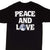 Vintage Stussy Peace And Love Tee Shirt Size Large 