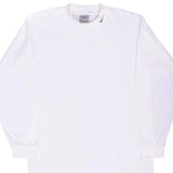VINTAGE NIKE LONG SLEEVE TURTLE NECK WHITE TEE SHIRT 2000S LARGE