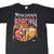 Front of black Wisconsin Badgers 1994 Rose Bowl ring graphic T-shirt