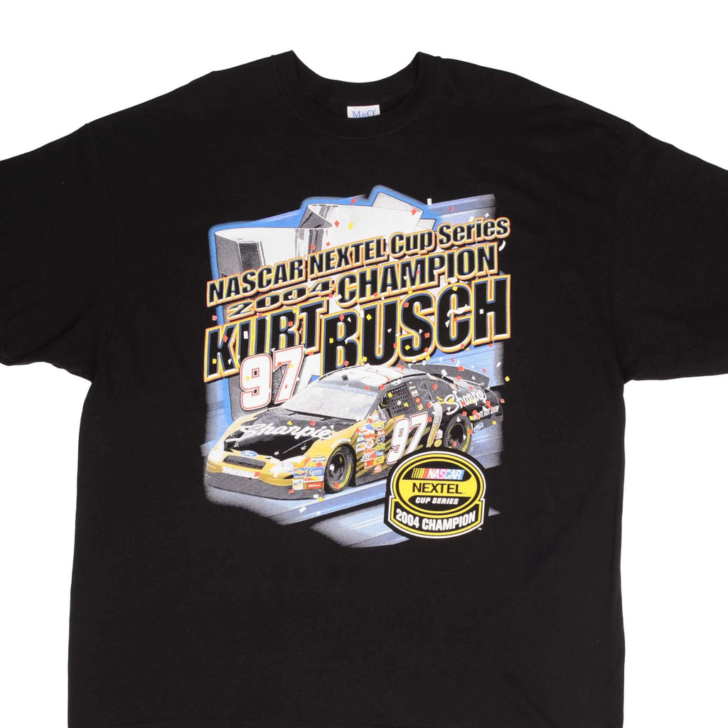 Vintage Nascar Kurt Bush Nextel Cup Series Champion 2004 Tee Shirt Size 3XL