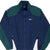 Vintage Nike Big Swoosh Green Blue Windbreaker Jacket 1990S Size Large