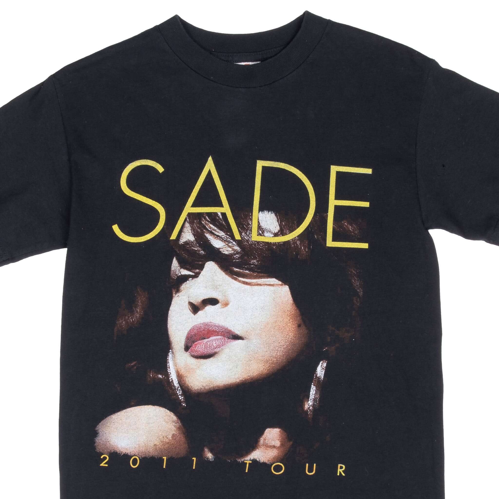 Vintage Sade 2011 Tour Black Tee Shirt Size Small