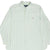 Vintage Ralph Lauren Light Green Stripe Shirt 1990S Size 17 X 32/33