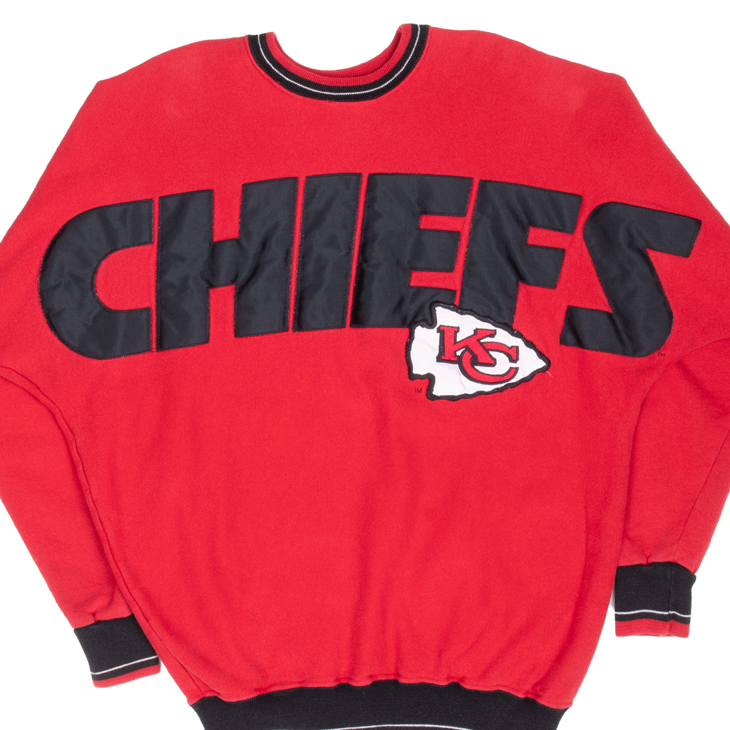 Vintage Nfl Kansas City Chiefs Legends Athletics Sweatshirt 1990S Size Medium Made In Usa