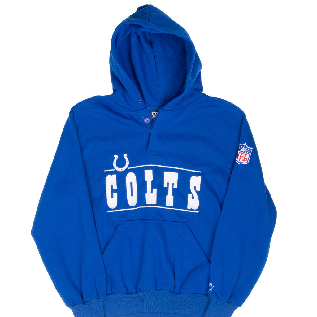 VINTAGE STARTER NFL INDIANAPOLIS COLTS 1990S HOODIE SWEATSHIRT SMALL