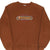 Vintage Champion Embroidered Spellout Brown Sweatshirt 1990S Size Large 