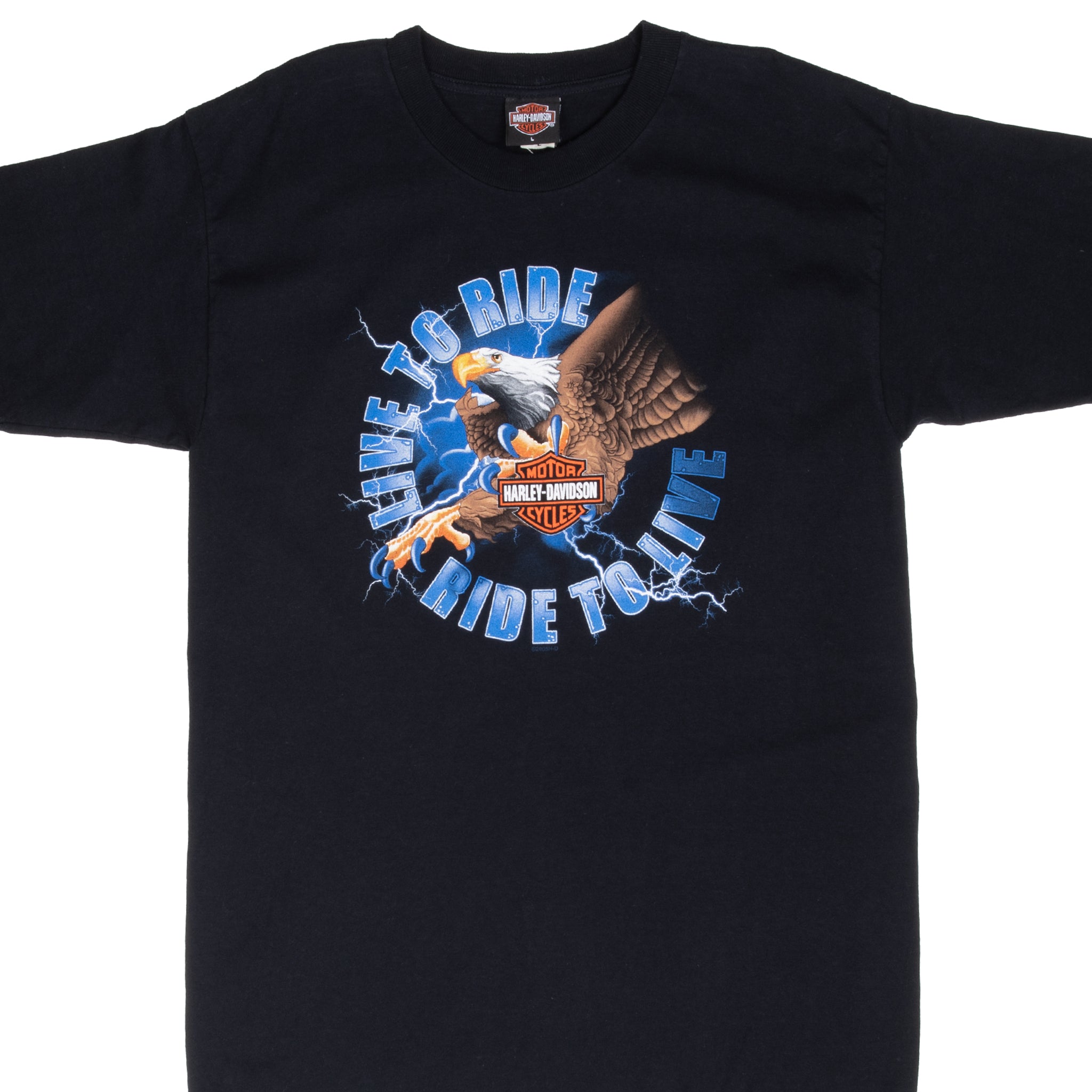 Vintage Harley Davidson Wichita Kansas Tee Shirt 2005 Size Medium Made In Usa