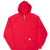 Vintage Carhartt Full Zip Red Hoodie Sweatshirt Size Large