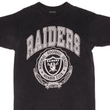 Vintage NFL Los Angeles Raiders Tee Shirt 1990S Size Large Made In USA With Single Stitch Sleeves