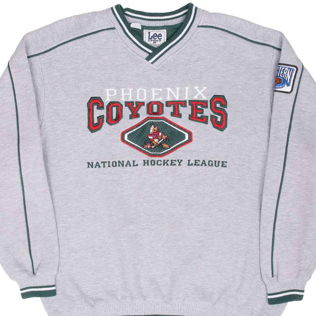 Vintage Nhl Phoenix Coyotes Embroidered Sweatshirt 1990S Size Large