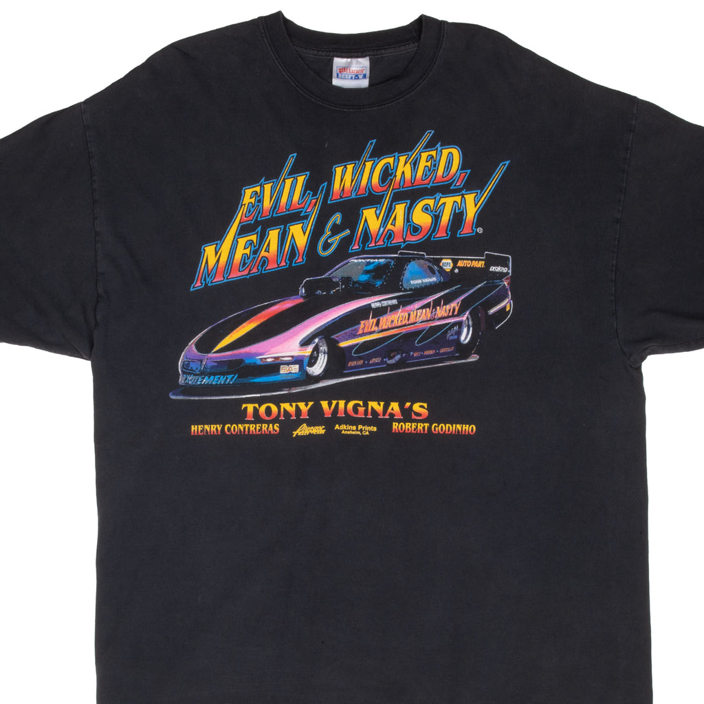 Vintage Tony Vigna's Racing 1990S Tee Shirt Size XL