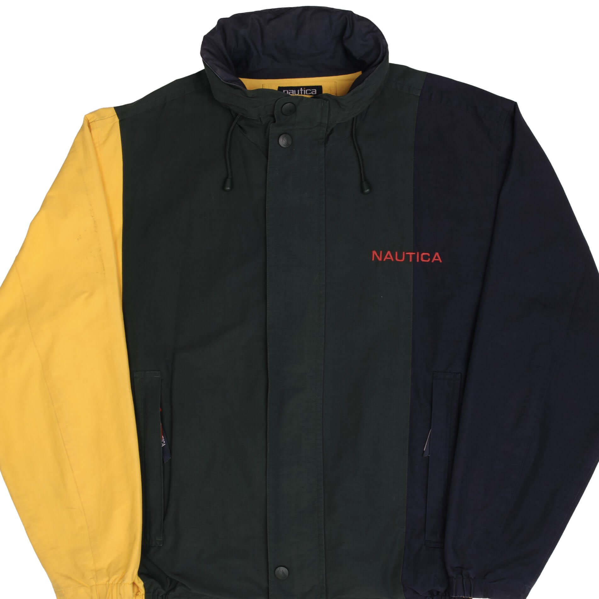 Vintage Nautica Reversible Windbreaker Sail Jacket 1990S Size 2XL