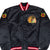Vintage Nhl Chicago Blackhawk Starter Satin Bomber Jacket 1990S Size XL Made In Usa