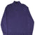 Front upper view of purple Polo Ralph Lauren quarter-zip sweater with embroidered pony logo