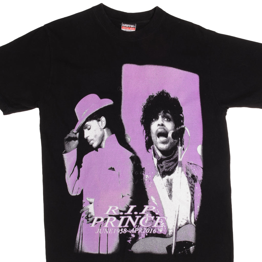 Vintage Prince RIP 1958 - 2016 Tee Shirt Size Large