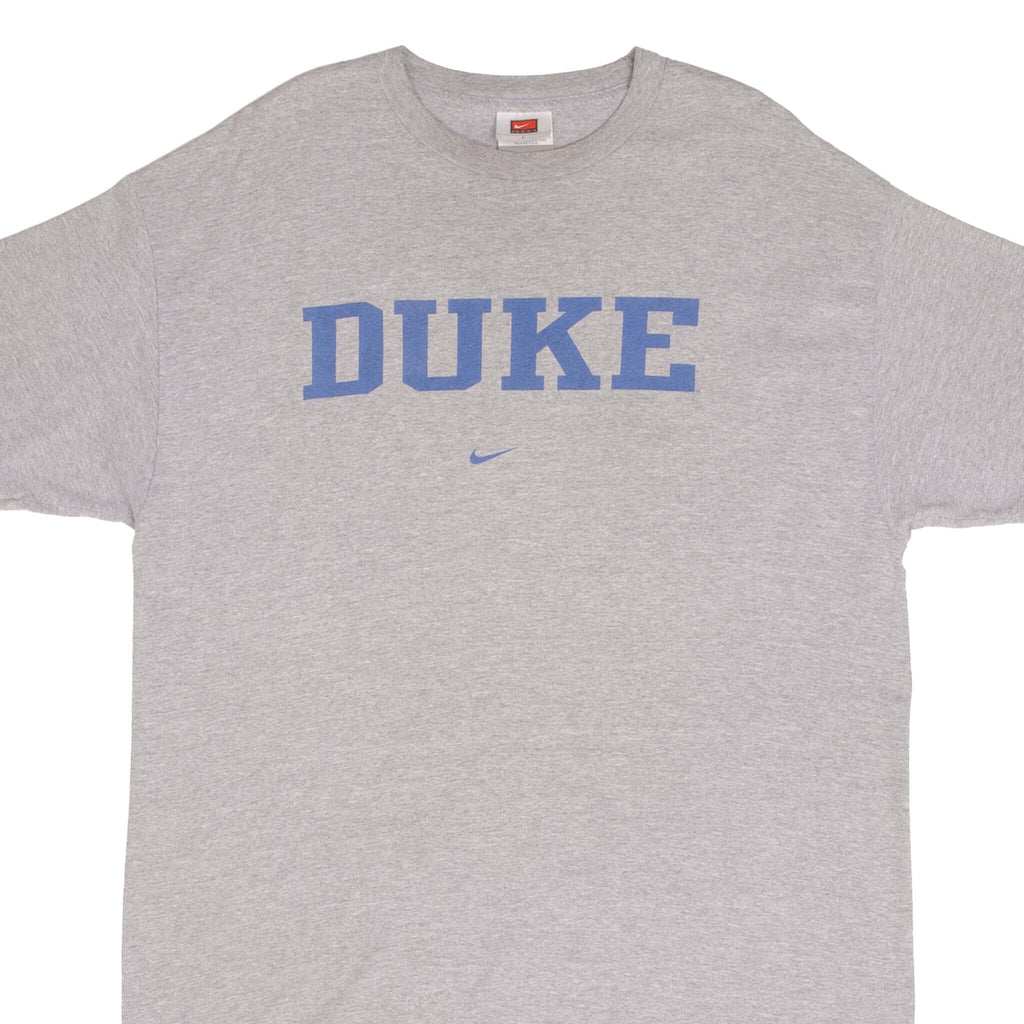 Vintage Nike Center Swoosh Ncaa Duke University Shirt 2000S Size Large