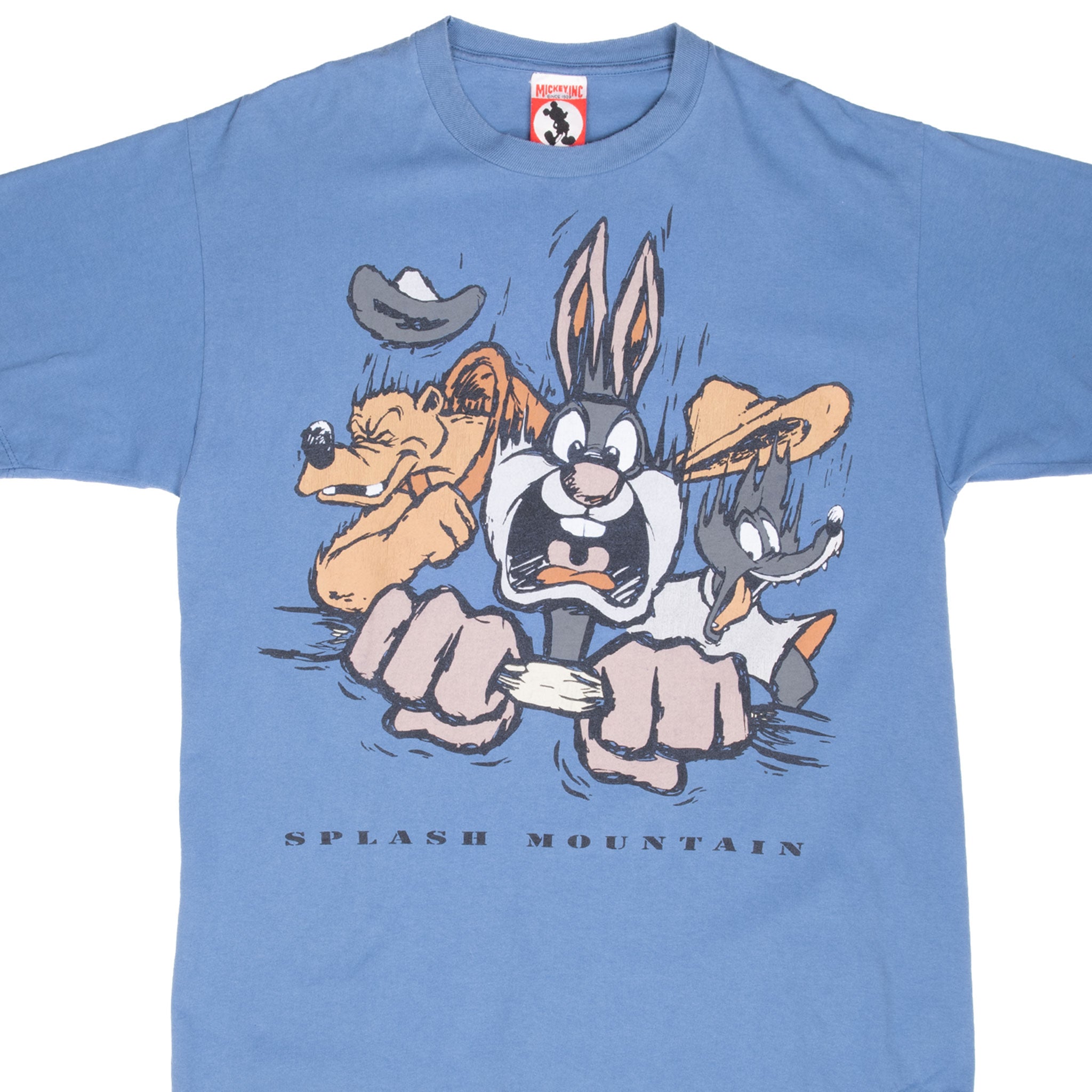 Vintage Disney Splash Mountain 1990S Tee Shirt Size XL Made In Usa