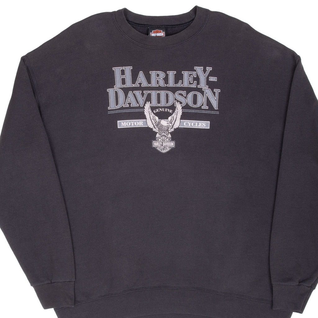 Vintage Harley Davidson Germany Black Sweatshirt 2008 Size XL
