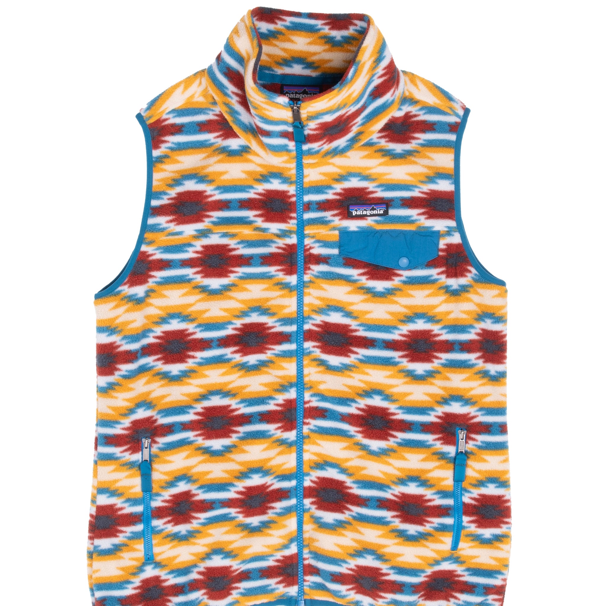 Vintage Patagonia Synchilla Aztek Fleece Vest Jacket 2000S Size Large Women