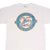 Vintage Nfl Miami Dolphins Silver Season 1990 Tee Shirt Size XL Made In USA Single Stitch Sleeves