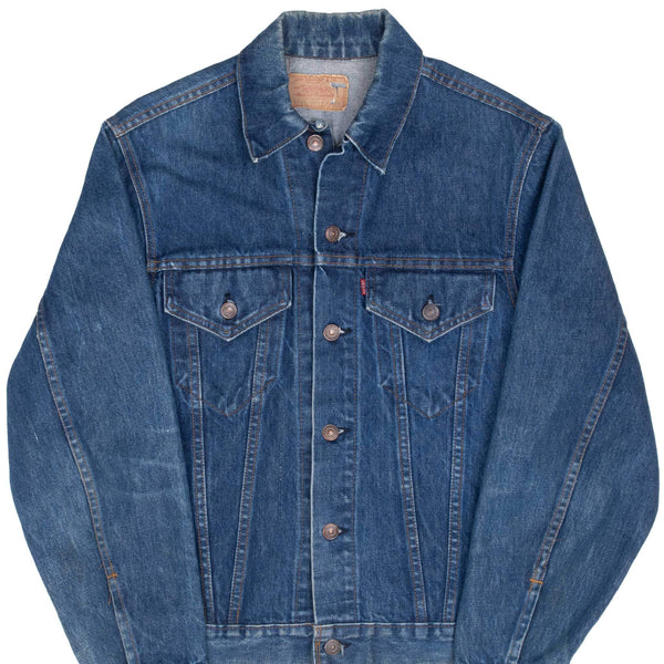 VINTAGE LEVIS TYPE 3 JACKET SINGLE STITCH TWO POCKETS SIZE 38 1970S MADE IN USA