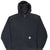 Vintage Carhartt Heavyweight Sherpa Lined Full Zip Black Hoodie Sweatshirt Size 2XL