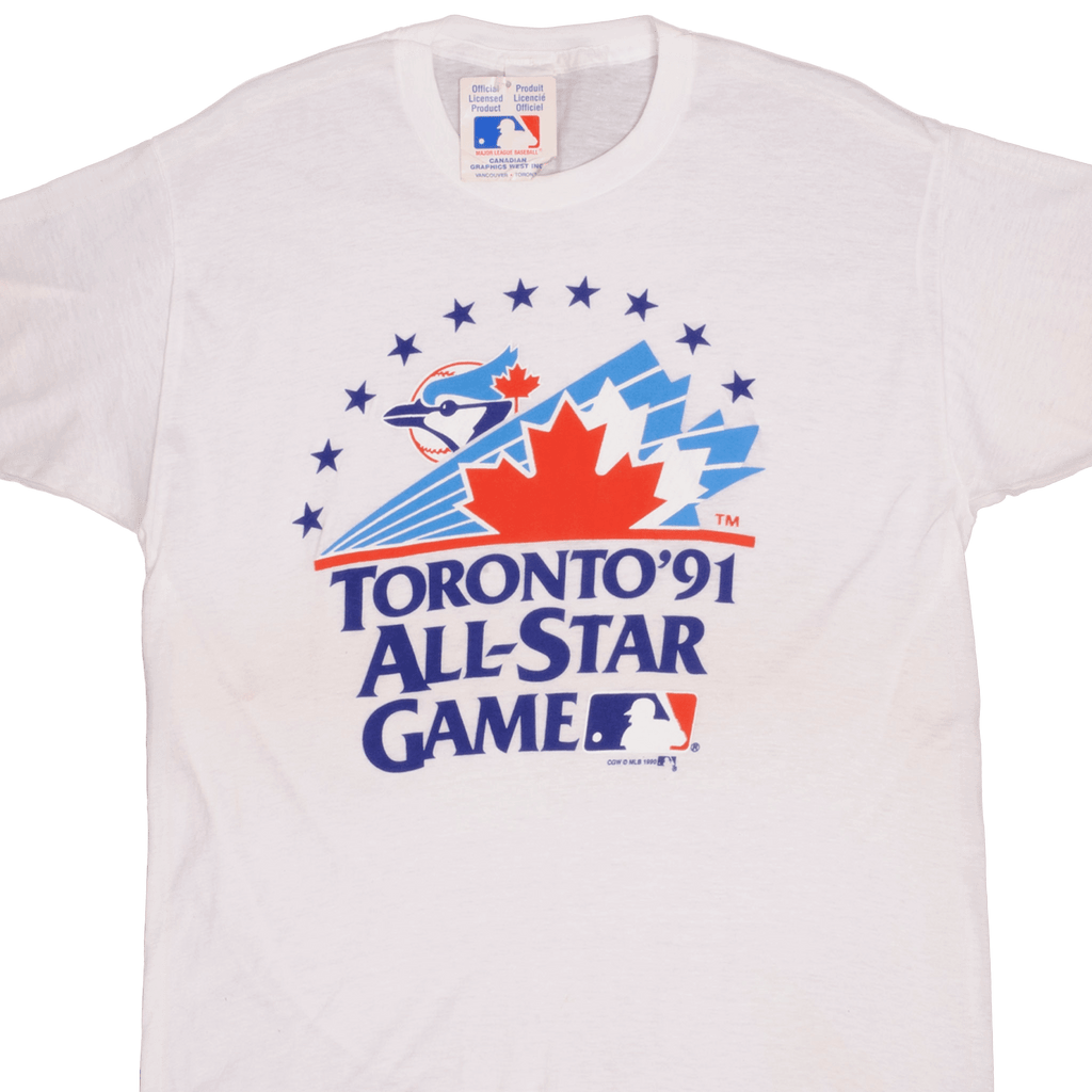 VINTAGE DEADSTOCK MLB TORONTO BLUE JAYS ALL STAR GAME 1990 TEE SHIRT XL