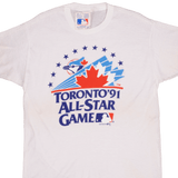 VINTAGE DEADSTOCK MLB TORONTO BLUE JAYS ALL STAR GAME 1990 TEE SHIRT XL