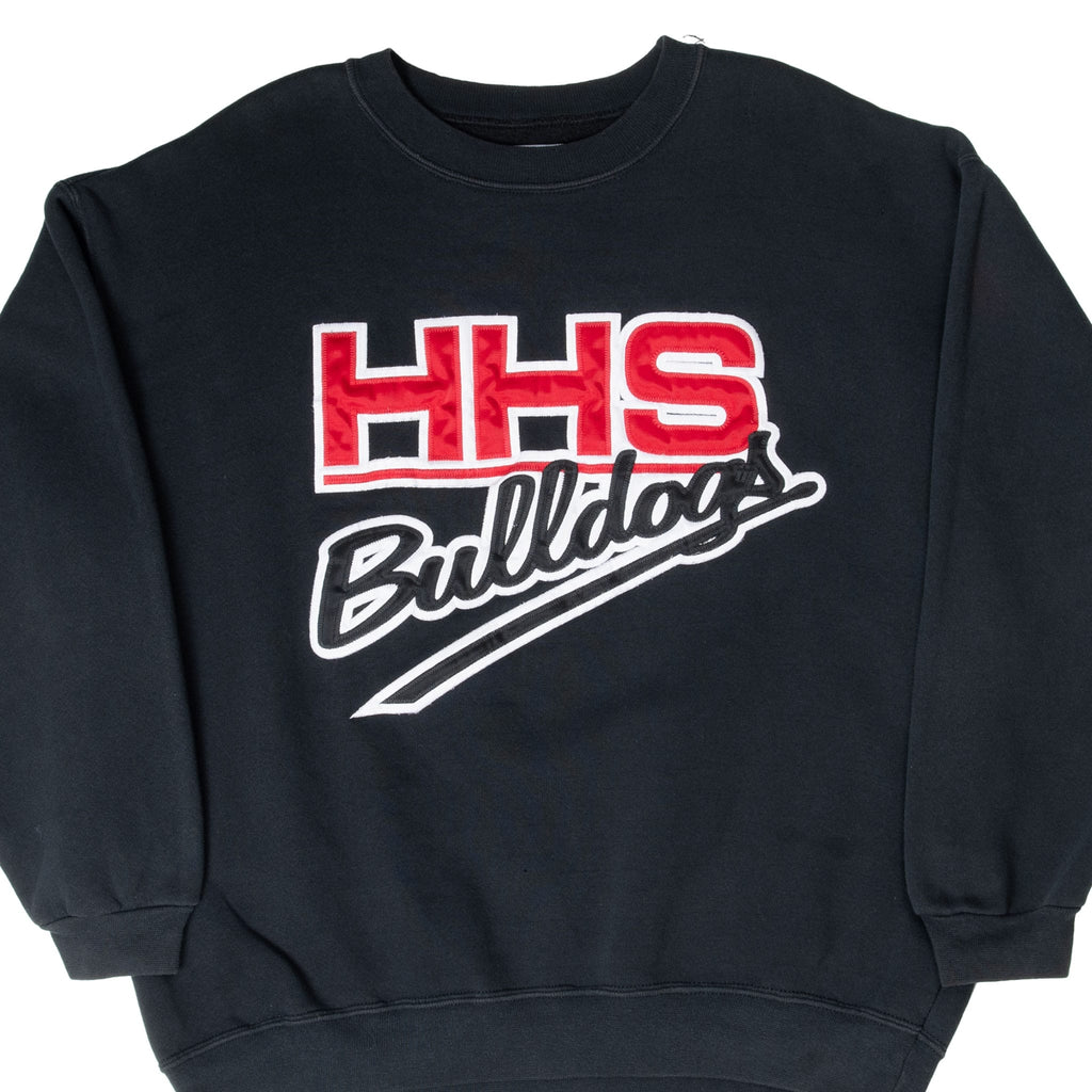 VINTAGE HIGHLAND HIGH SCHOOL BULLDOGS 1990S SWEATSHIRT LARGE MADE IN USA