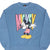 Vintage Disney Mickey Mouse Blue Sweatshirt 1990S Size Large Made In Usa