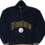 Vintage Nfl Pittsburg Steelers Fleece Pullover Jacket 1990S Size Large