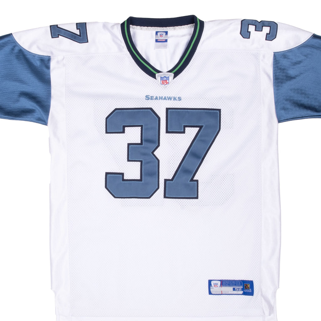 VINTAGE NFL SEATTLE SEAHAWKS ALEXANDER #37 REEBOK JERSEY 2000S SIZE 52