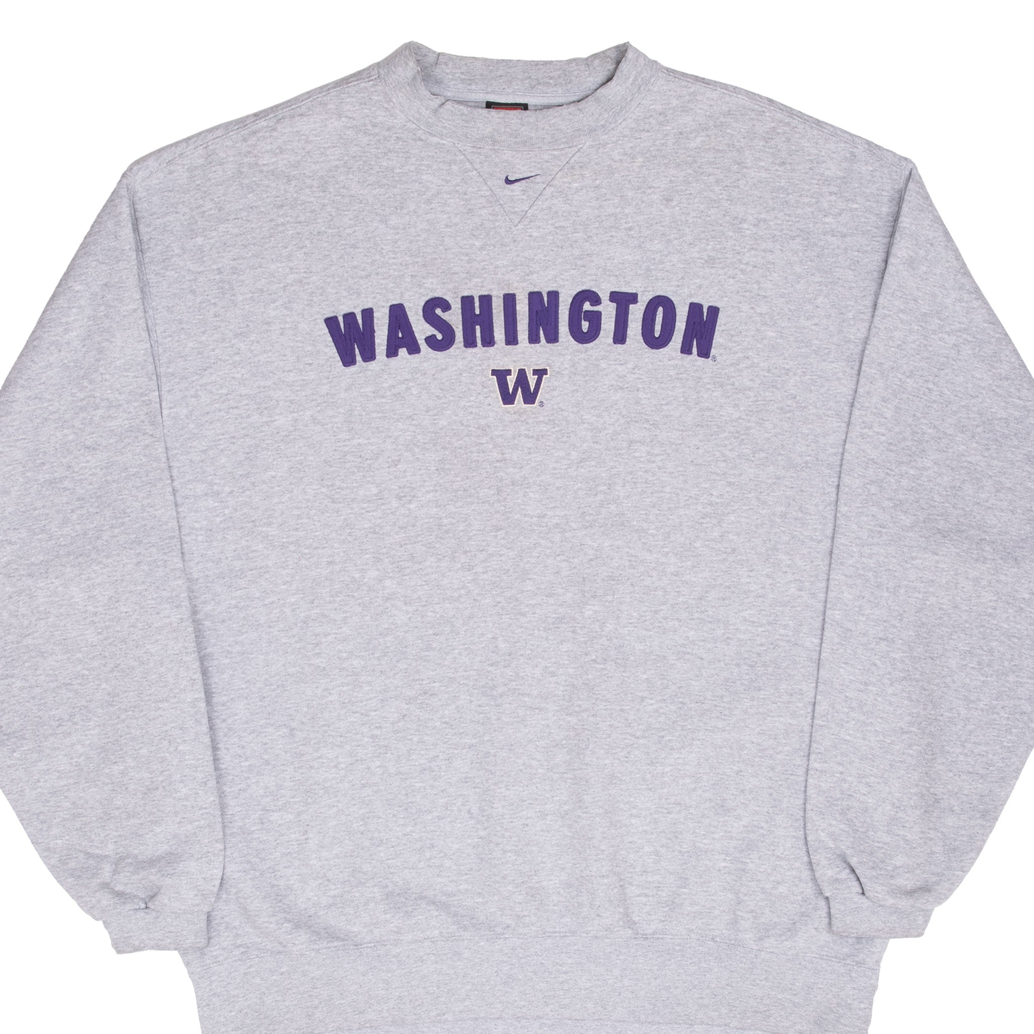 Vintage Ncaa Nike Washington Huskies Center Swoosh Sweatshirt 1990S Size Large