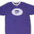VINTAGE NCAA NIKE CENTER SWOOSH KANSAS STATE RINGER PURPLE TEE SHIRT 1990S LARGE