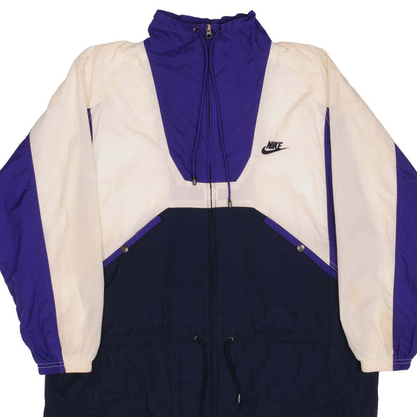 Vintage Nike Spellout Swoosh Windbreaker Jacket 1990S Size Medium